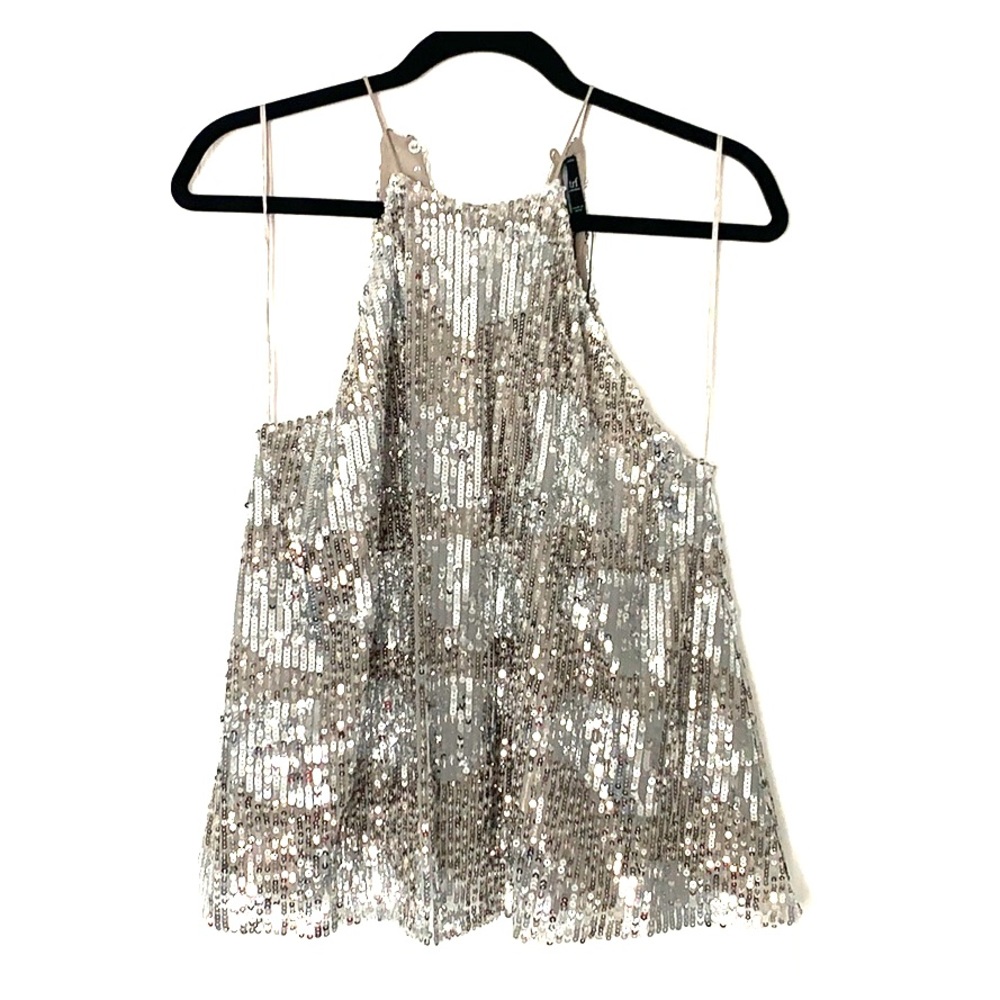 Sequin halter top (NWT)